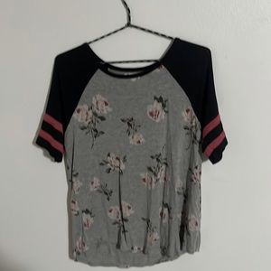 A floral print shirt